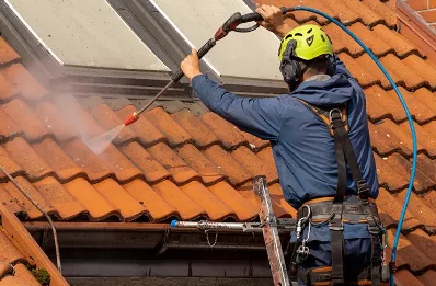Démoussage et hydrofuge de toiture à Villedubert